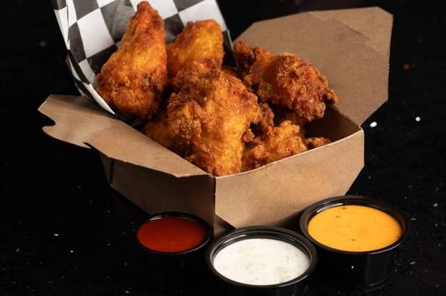 1 Tray of Hot Wings.