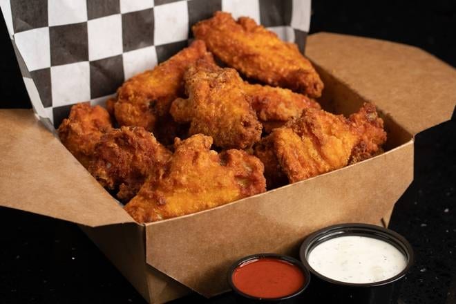 1 Tray of Hot Wings.